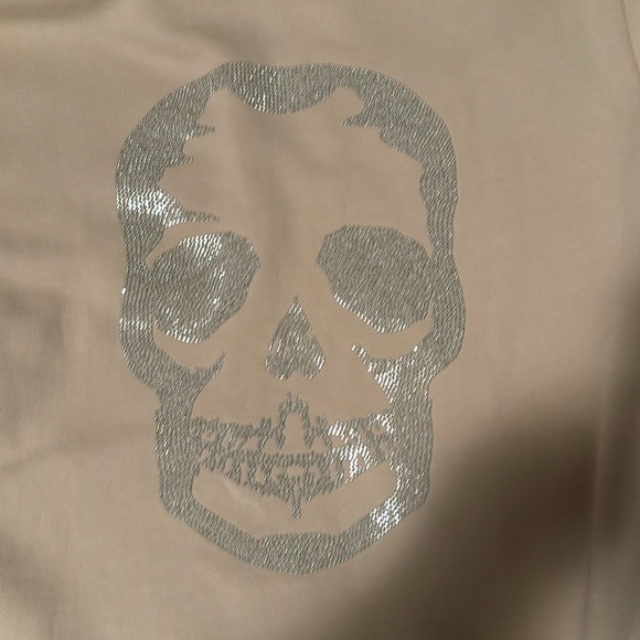 Zadig & Voltaire Comfy Skull Strass Hoodie Zip Jacket size L - Picture 10 of 10